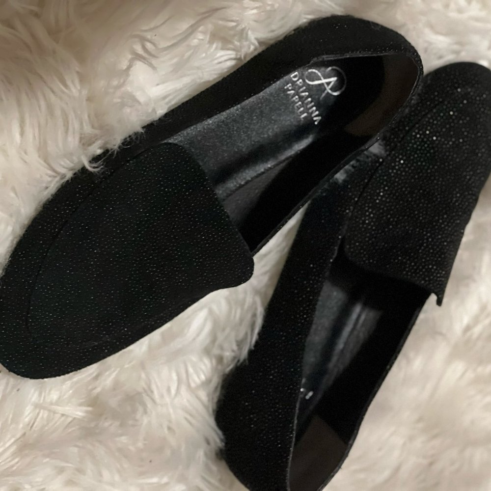 ADRIANNA PAPELL LOAFERS BLK SZ 8 1/2